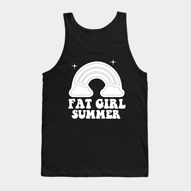 Fat Girl Summer - Anti Diet Tank Top by blacckstoned